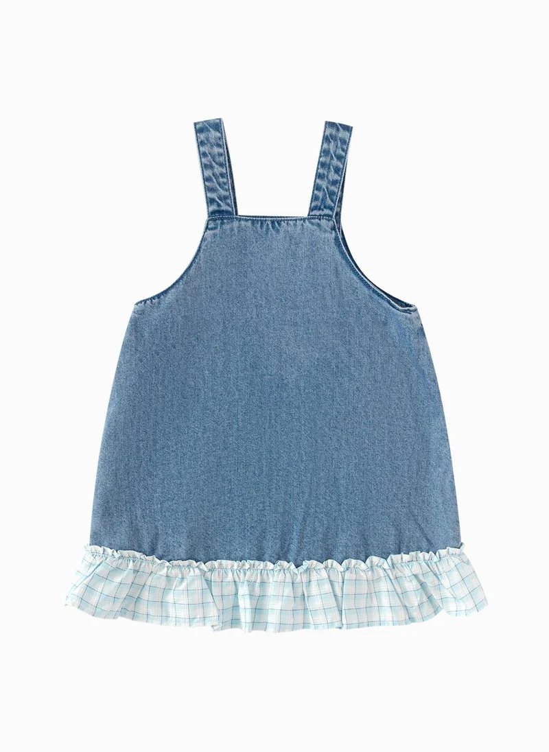 Balabala denim blue Toddler Girls Denim one-piece dress for Women | Best Price UAE